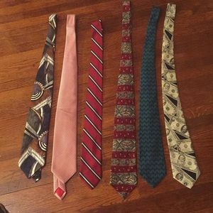 Different brands ties